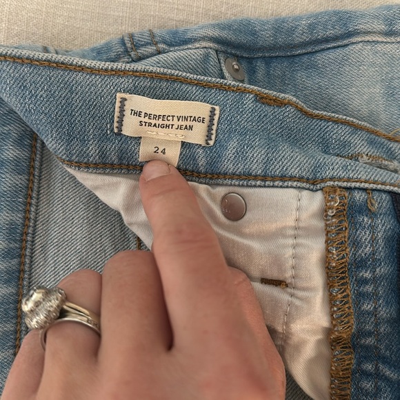 Madewell Straight Jean size 24 - Picture 3 of 6
